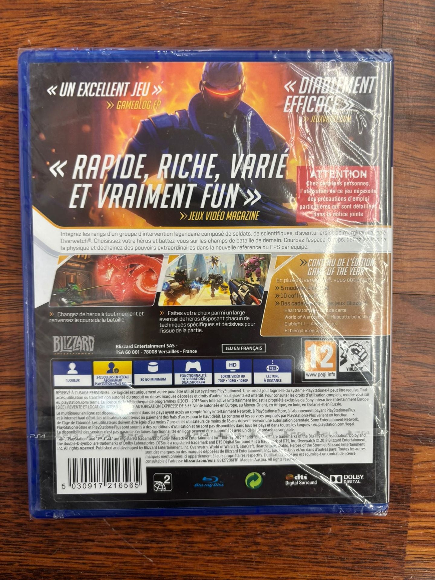 Overwatch Game Of The Year Edition (Goty) PS4 FR Overwatch Game Of The Year Edition (Goty) PS4 FR
